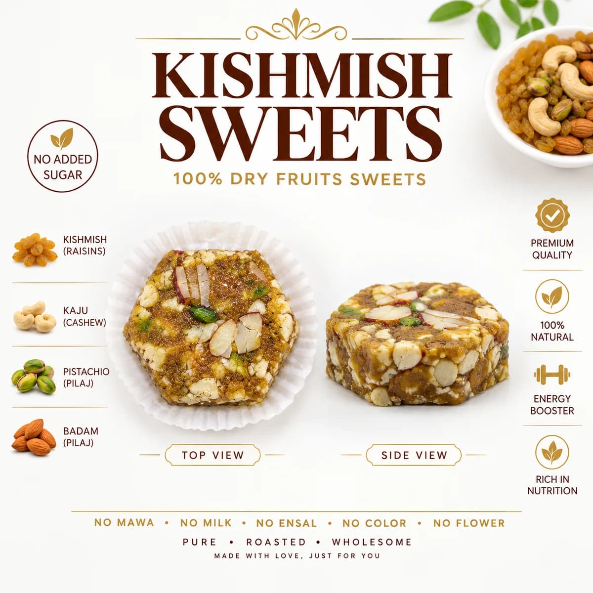 Kismis Kaju Sweets