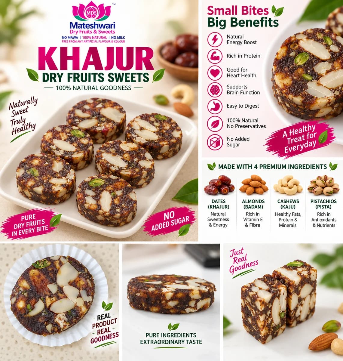 Khajur Dry Fruits Sweets