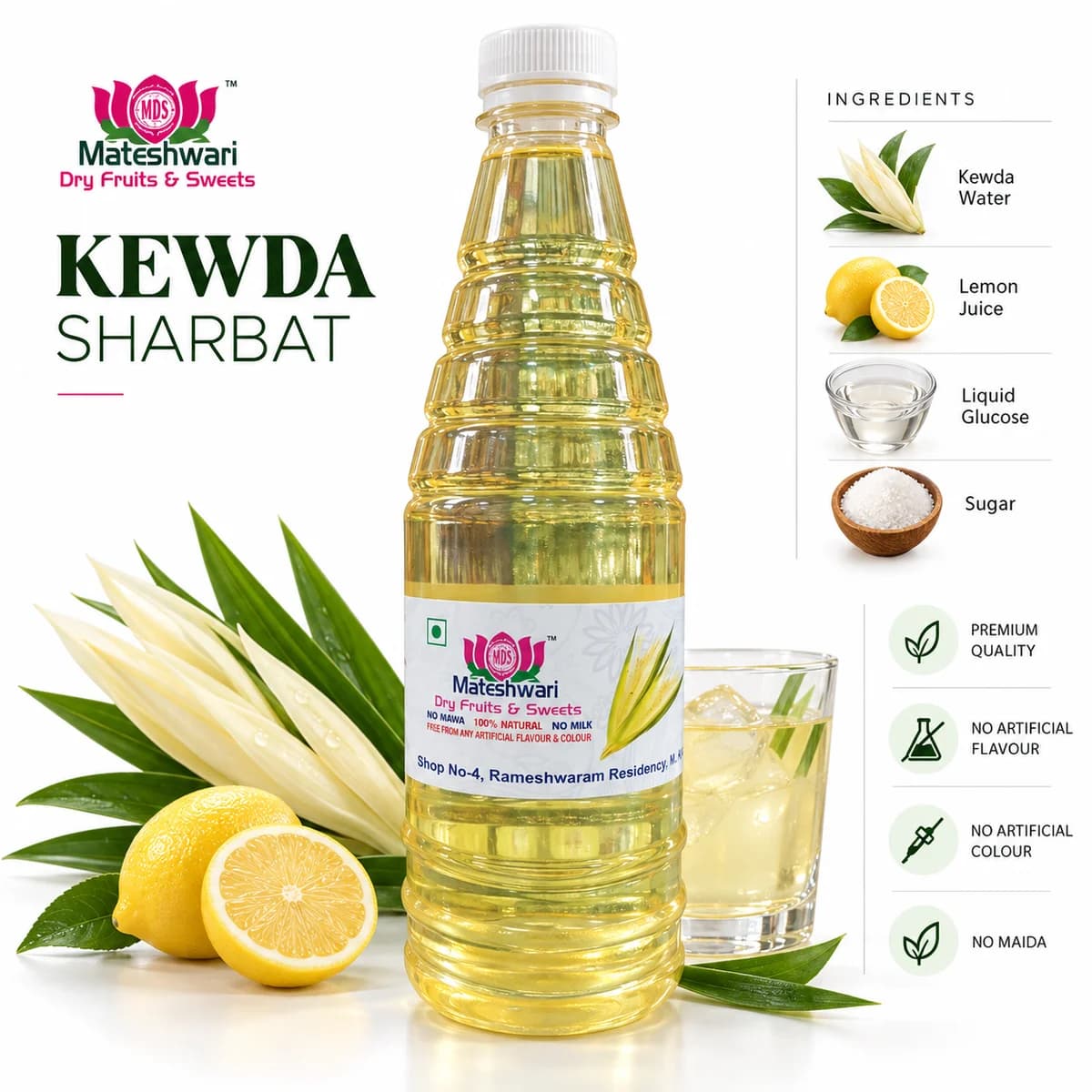 Kewda Sarbat — Regular